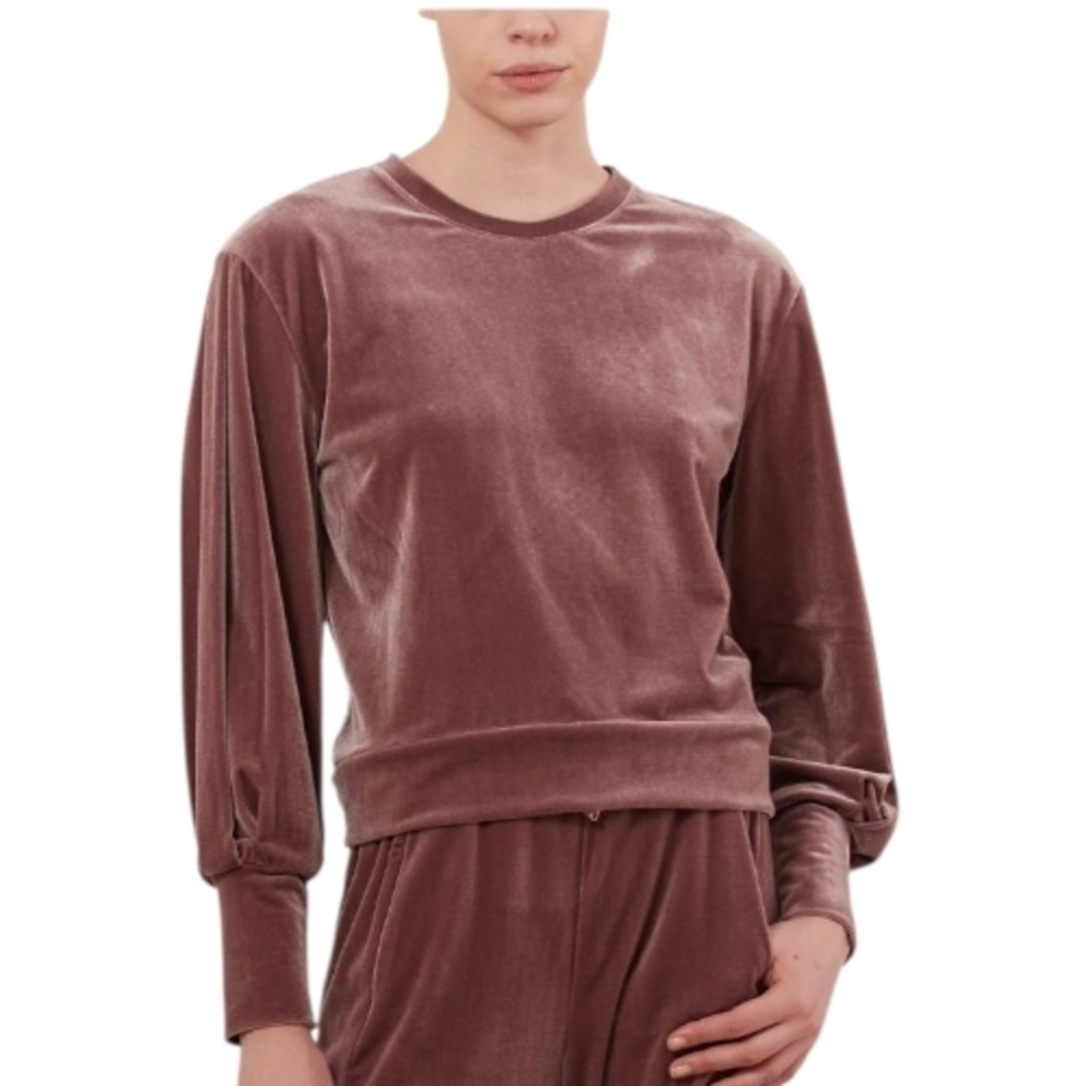 NWOT DESIGNER Iris Setlakwe Crew Neck Sweatshirt Billowy Sleeve